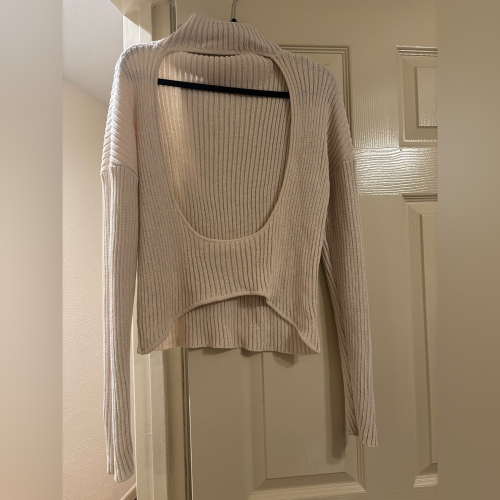 Dion Lee Ribbed Open Back Sweater - Picture 6 of 6
